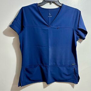 Jockey Women's Navy V-Neck Scrub Top (1073)